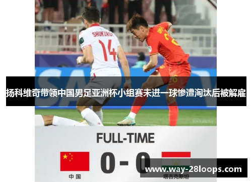 扬科维奇带领中国男足亚洲杯小组赛未进一球惨遭淘汰后被解雇